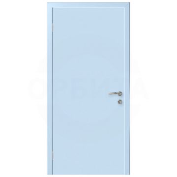 Дверь пластиковая одностворчатая KAPELLI-Classic Моноколор Пастельно-Голубой 5024 гладкий